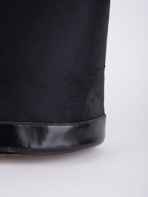 BURBERRY Vintage Black Tall Tote Bag