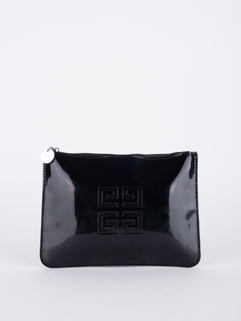 GIVENCHY Vintage Black Logo Pouch