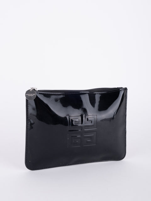 GIVENCHY Vintage Black Logo Pouch