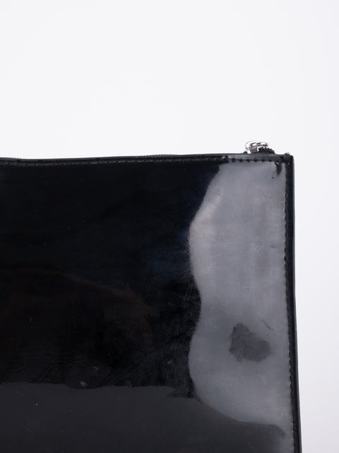 GIVENCHY Vintage Black Logo Pouch