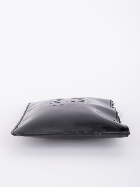 GIVENCHY Vintage Black Logo Pouch