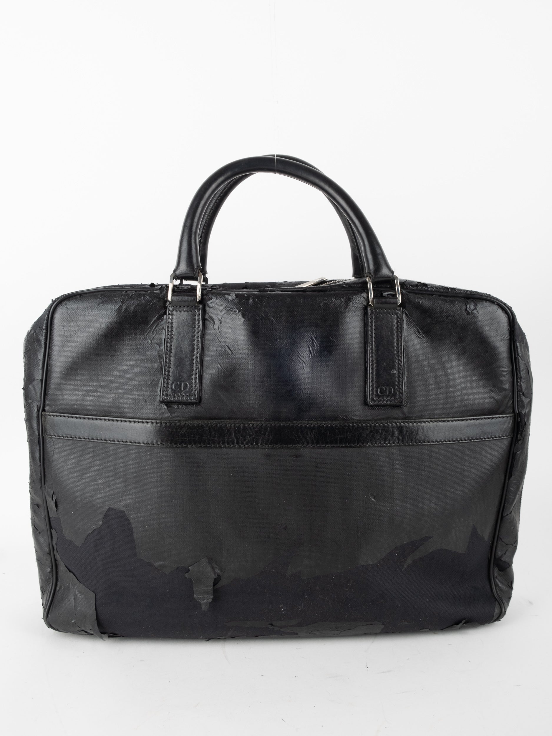 Dior Vintage Leather Document Briefcase