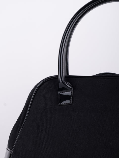 GIVENCHY Vintage Black Structured Top Handle Bag