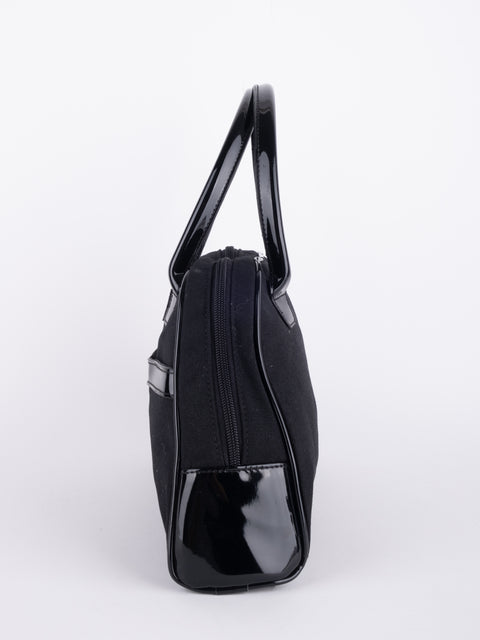 GIVENCHY Vintage Black Structured Top Handle Bag