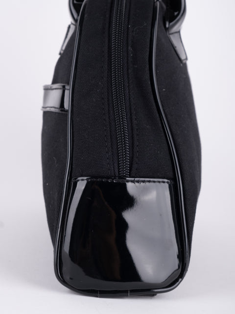 GIVENCHY Vintage Black Structured Top Handle Bag