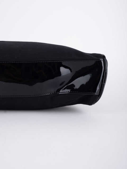 GIVENCHY Vintage Black Structured Top Handle Bag