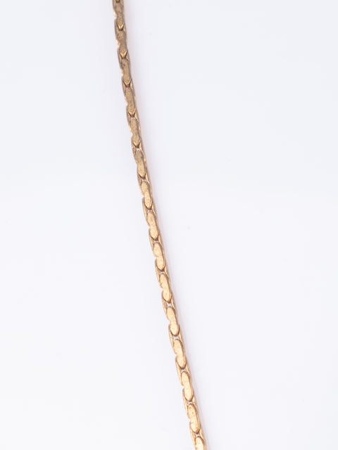 GIVENCHY Vintage Square Pendant Necklace
