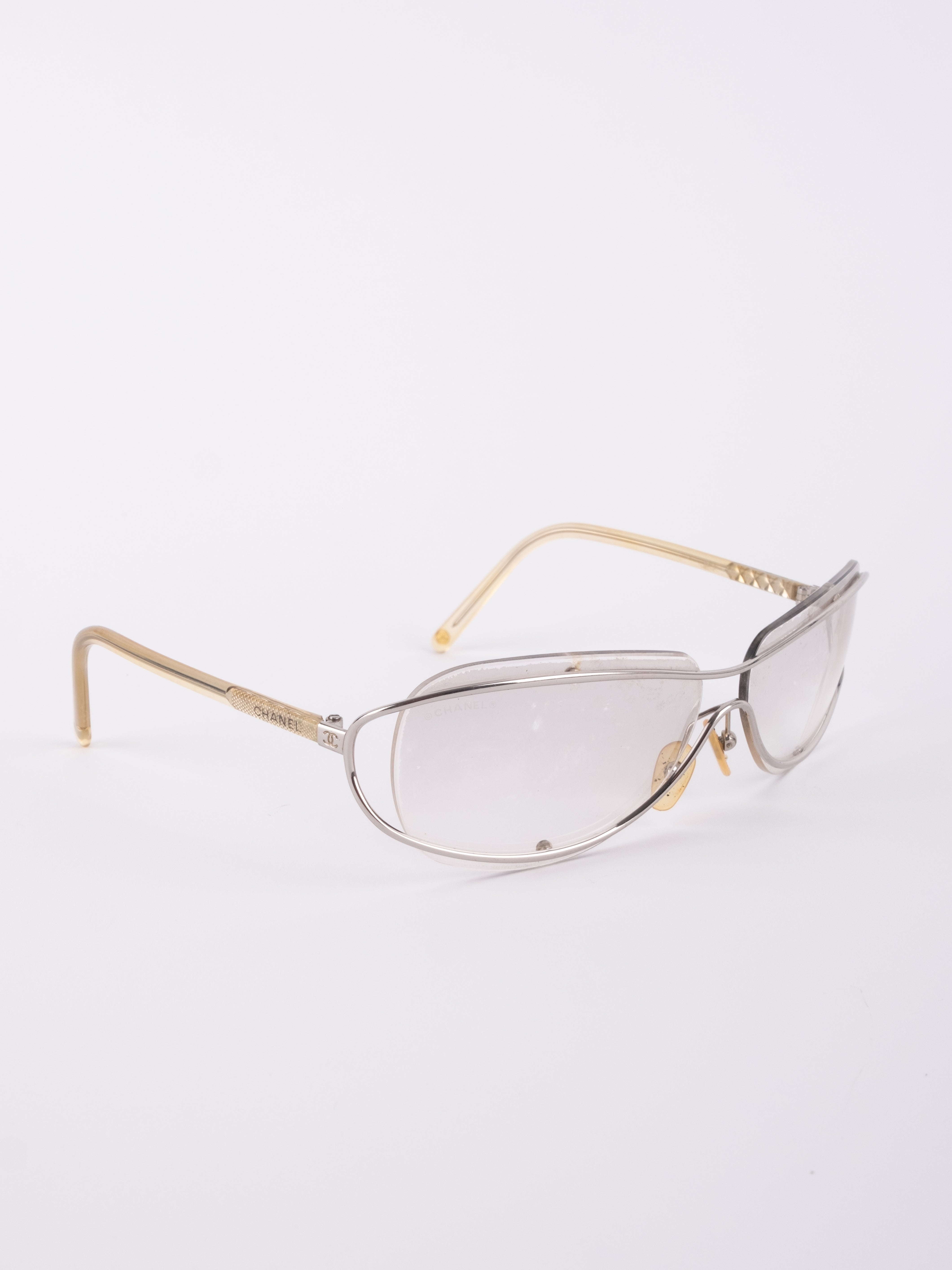Chanel Vintage Rimless Sunglasses