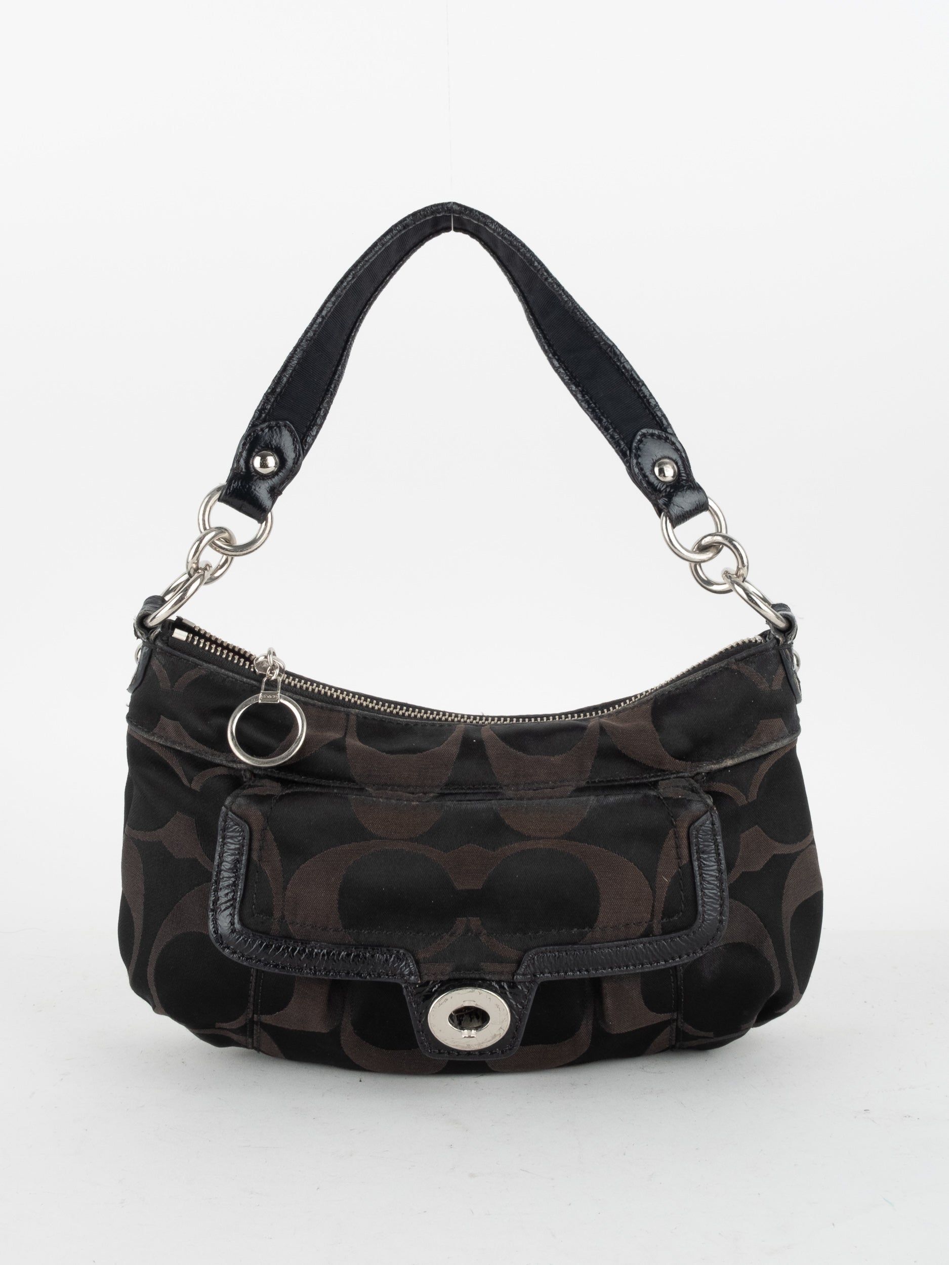 COACH Signature Canvas Shoulder Bag