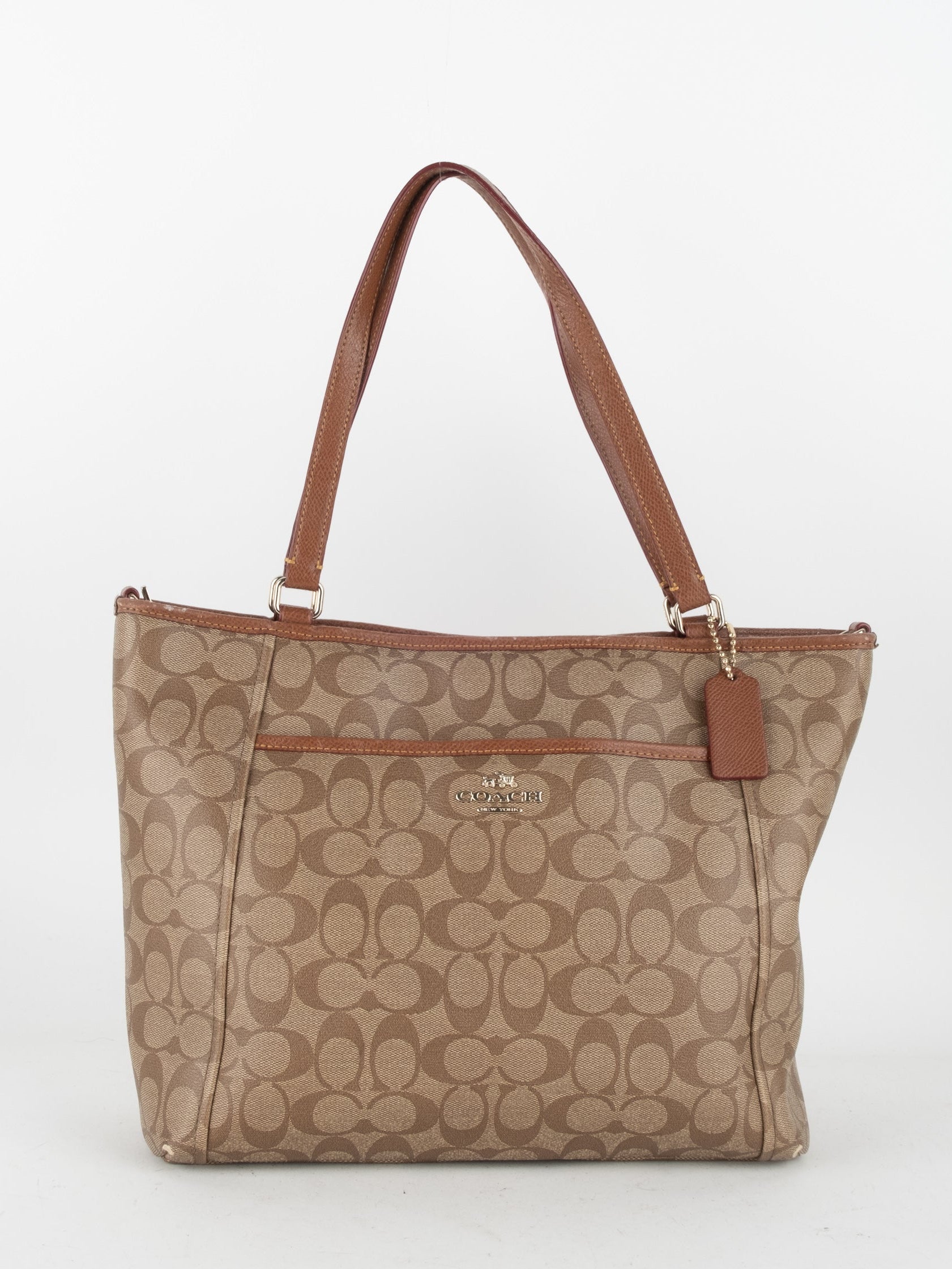 COACH Signature Canvas Tote Bag