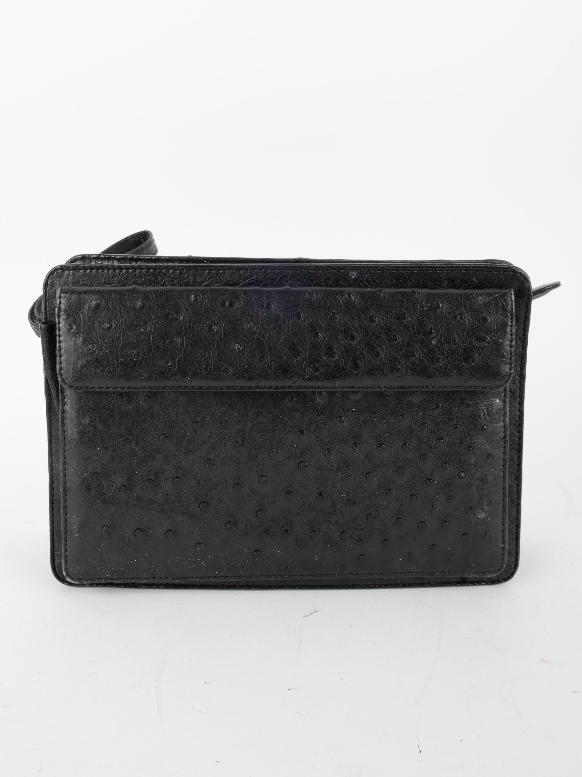 Vintage Leather Wristlet Pouch