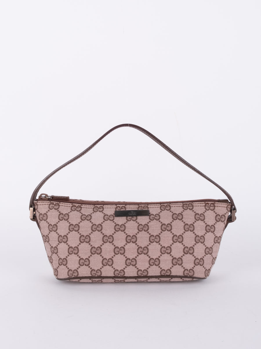 Gucci Vintage GG Monogram Shoulder Bag