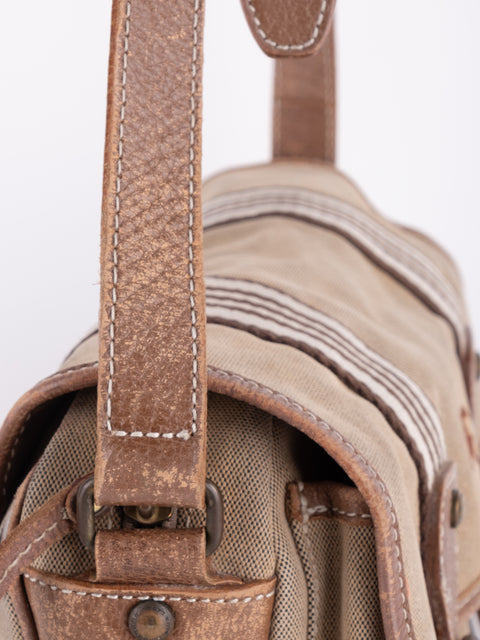 BURBERRY Vintage Check Messenger Bag