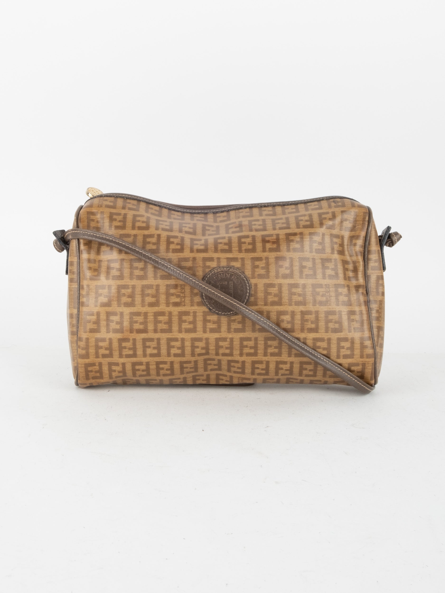 FENDI Vintage Zucca Monogram Crossbody Bag