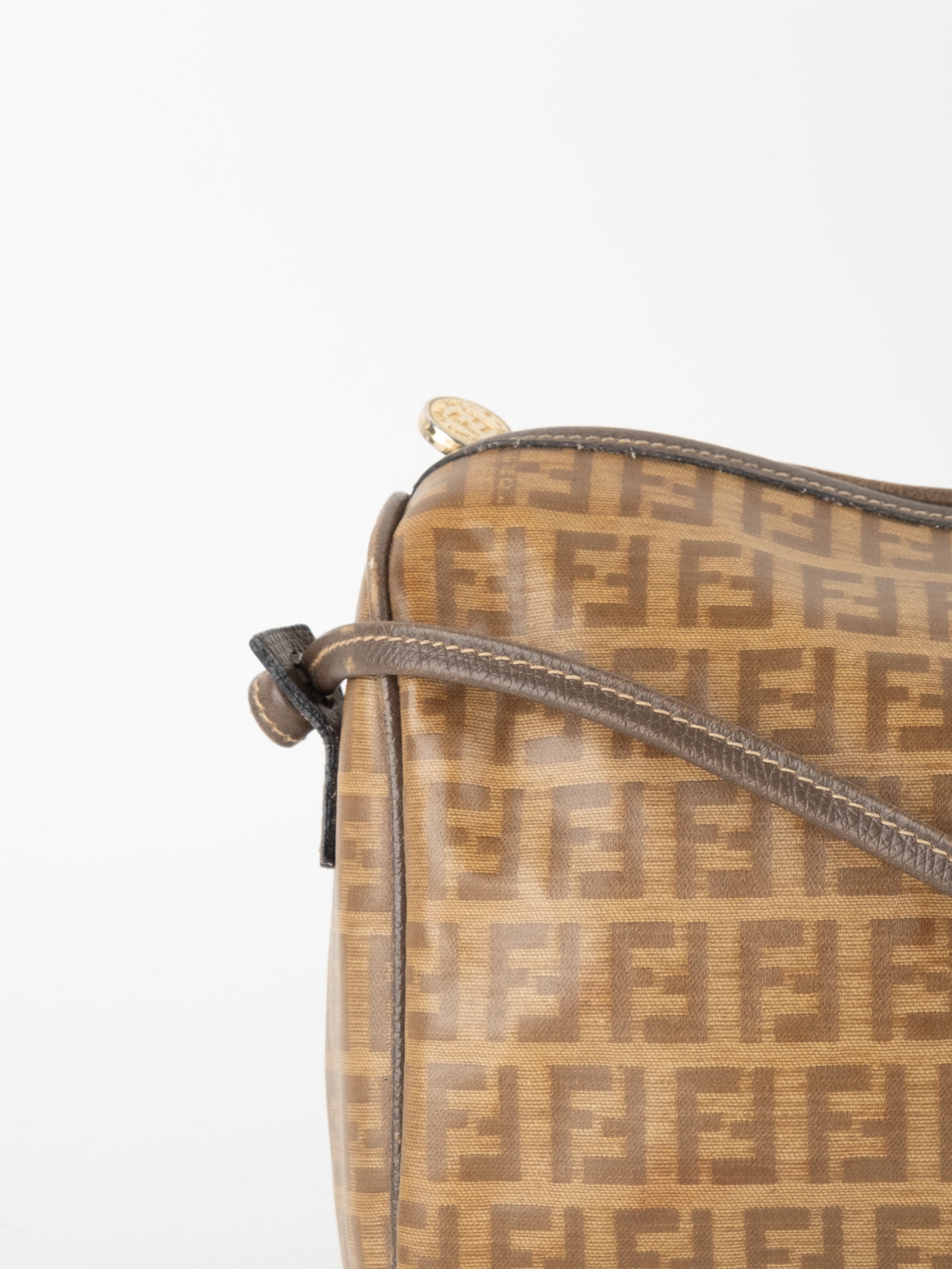 FENDI Vintage Zucca Monogram Crossbody Bag
