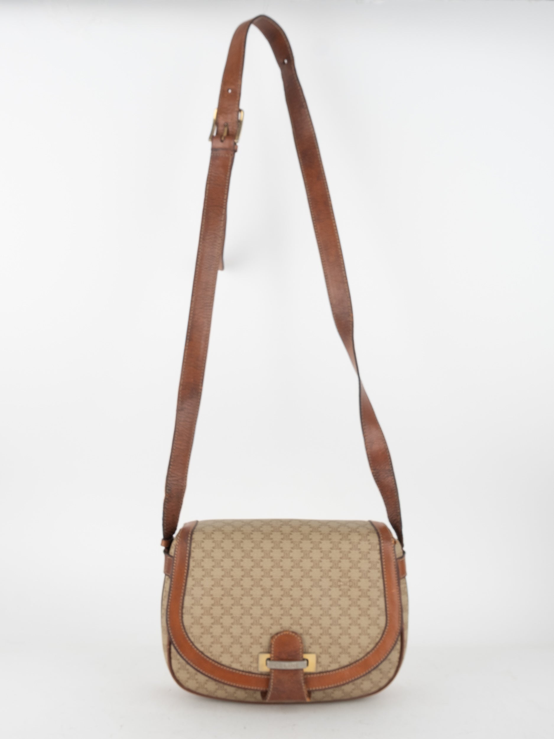 CELINE Vintage Macadam Crossbody Bag