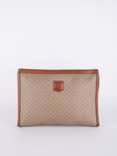 CELINE Vintage Macadam Zip Pouch