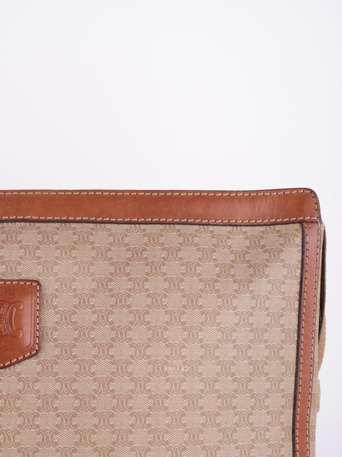 CELINE Vintage Macadam Zip Pouch