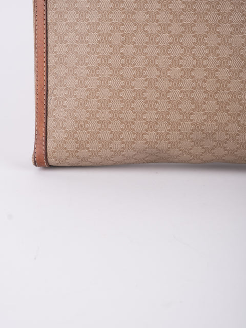 CELINE Vintage Macadam Zip Pouch