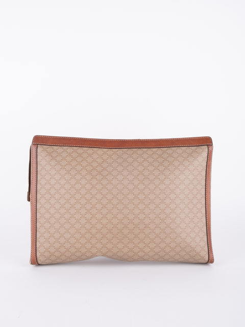 CELINE Vintage Macadam Zip Pouch