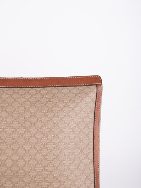 CELINE Vintage Macadam Zip Pouch