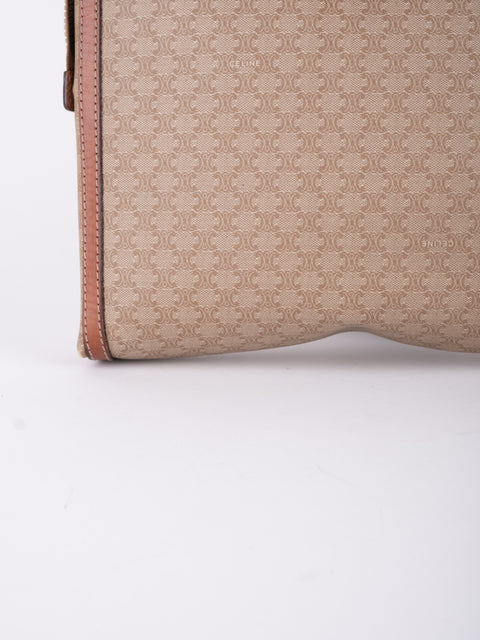 CELINE Vintage Macadam Zip Pouch