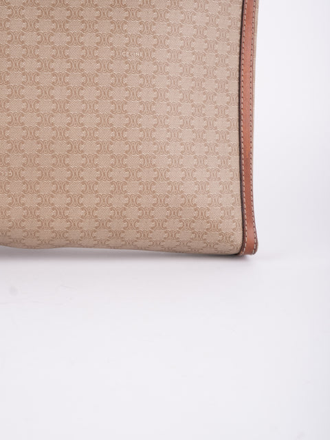 CELINE Vintage Macadam Zip Pouch