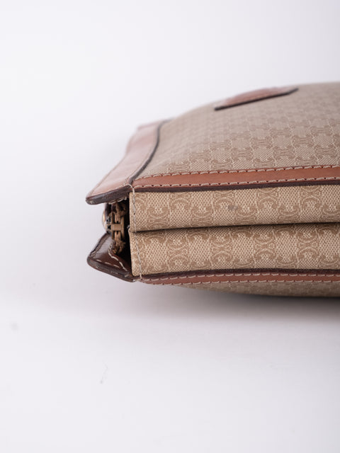 CELINE Vintage Macadam Zip Pouch