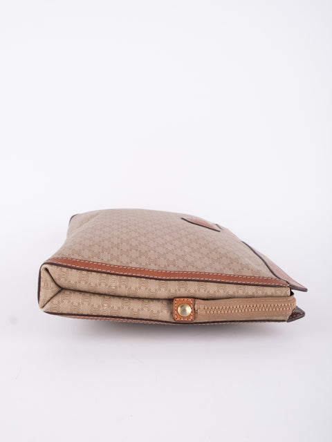 CELINE Vintage Macadam Zip Pouch