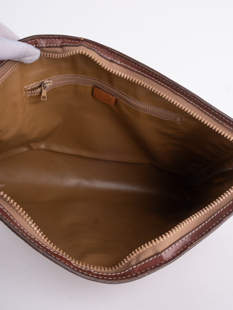 CELINE Vintage Macadam Zip Pouch
