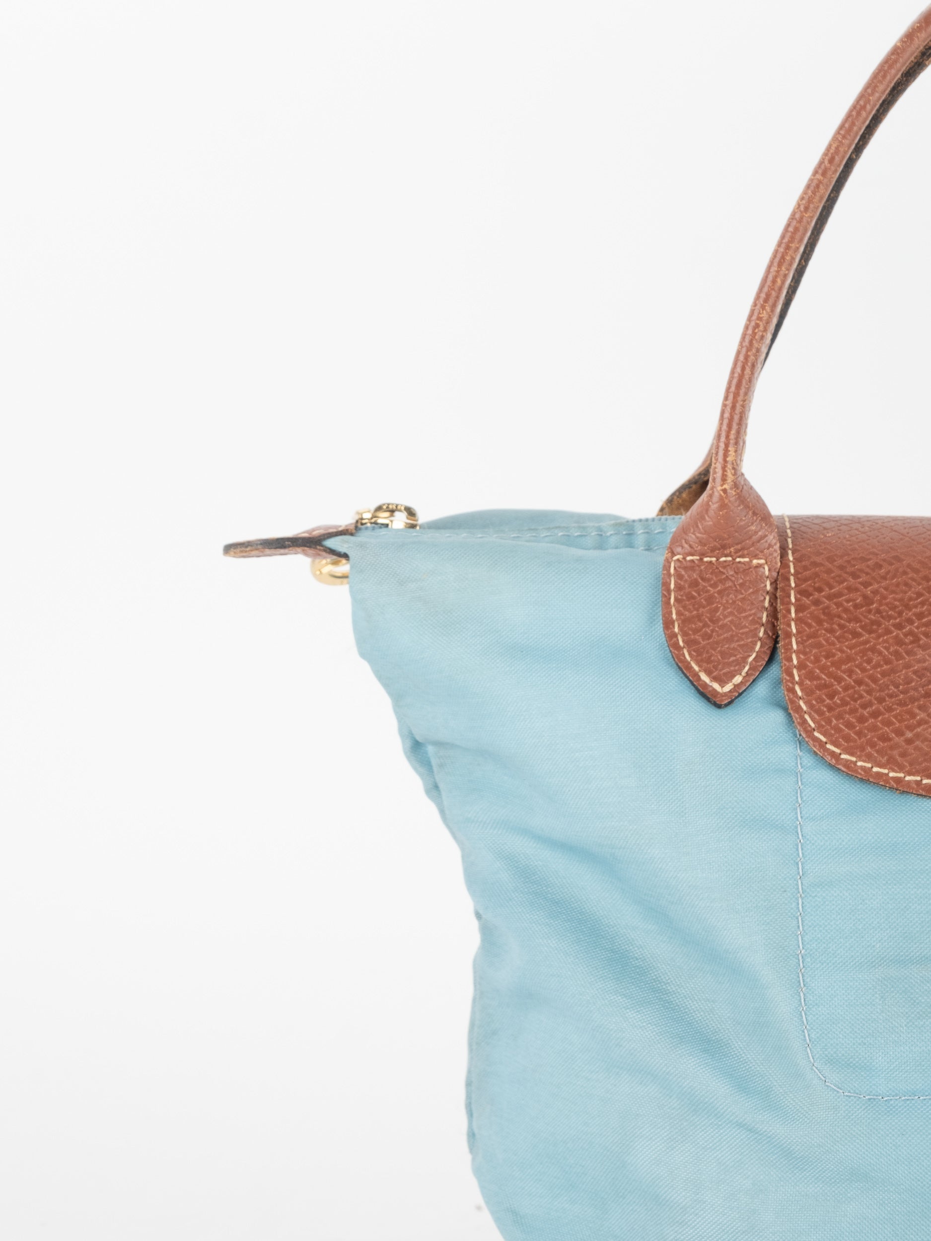 Longchamp Le Pliage Small Top Handle Bag Blue