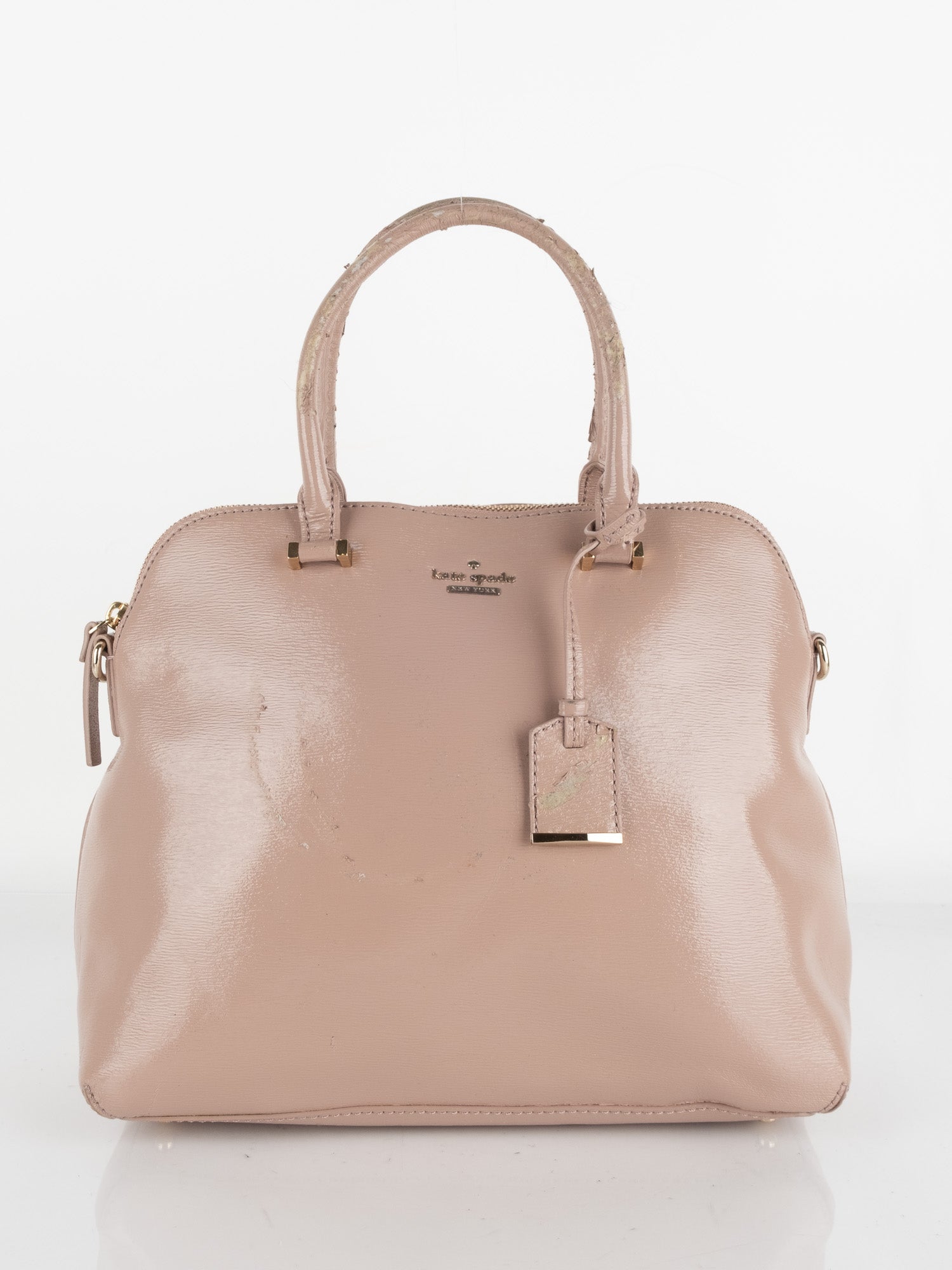 Kate Spade Blush Patent Leather Satchel