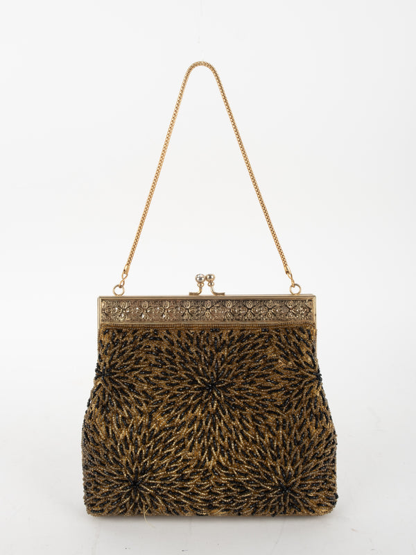 Vintage Beaded Evening Bag Inspired by Judith Leiber