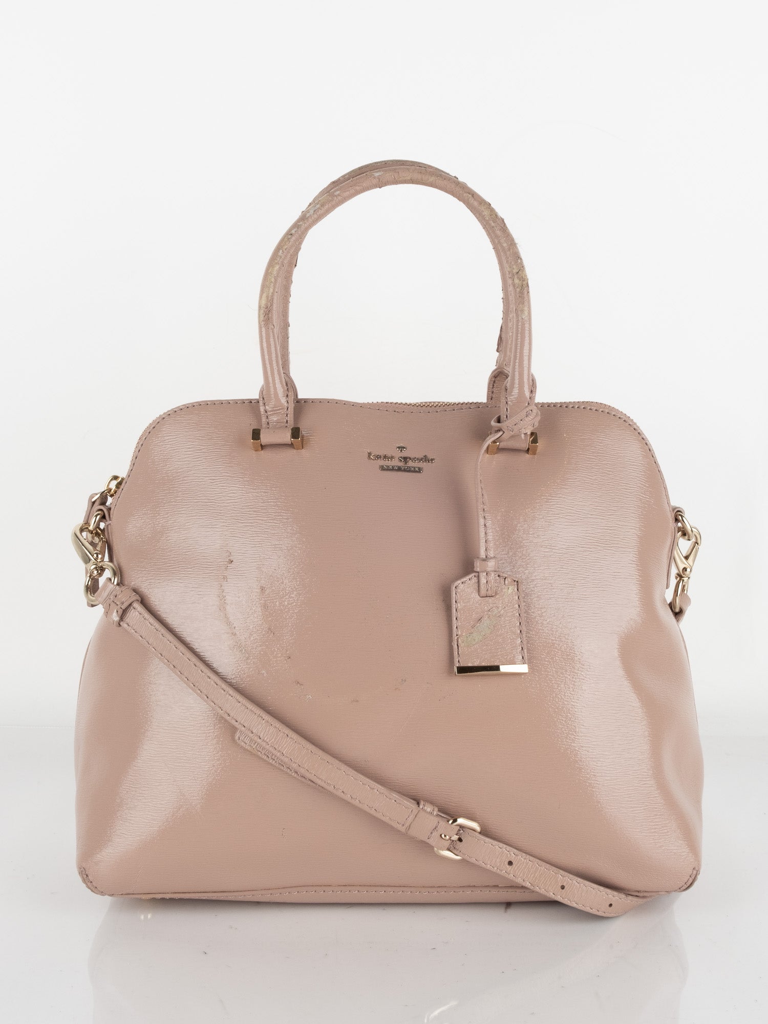 Kate Spade Blush Patent Leather Satchel