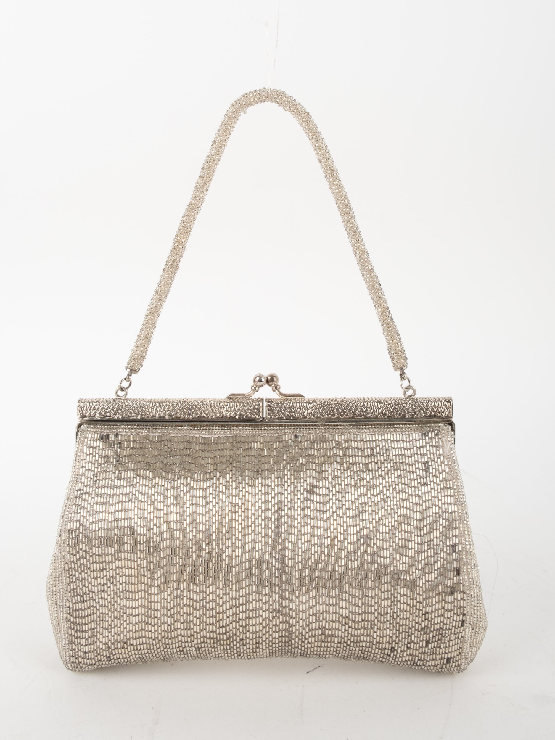 Vintage Beaded Evening Bag Inspired by Judith Leiber