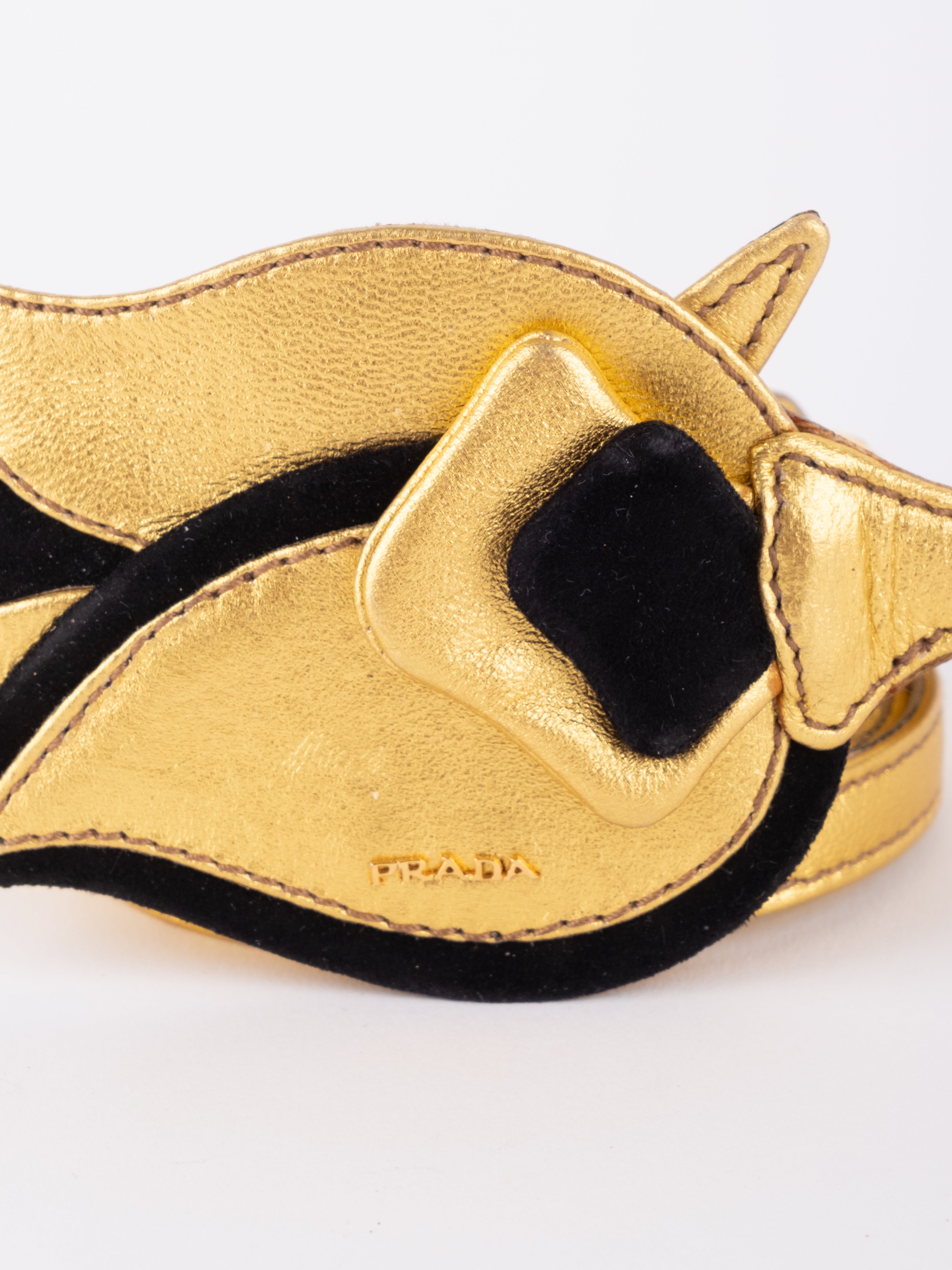 Prada Cat Buckle Belt