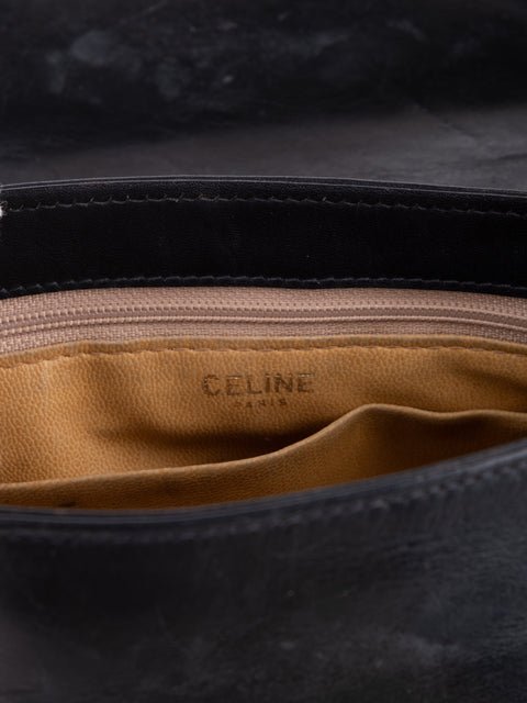 CELINE black vintage bag