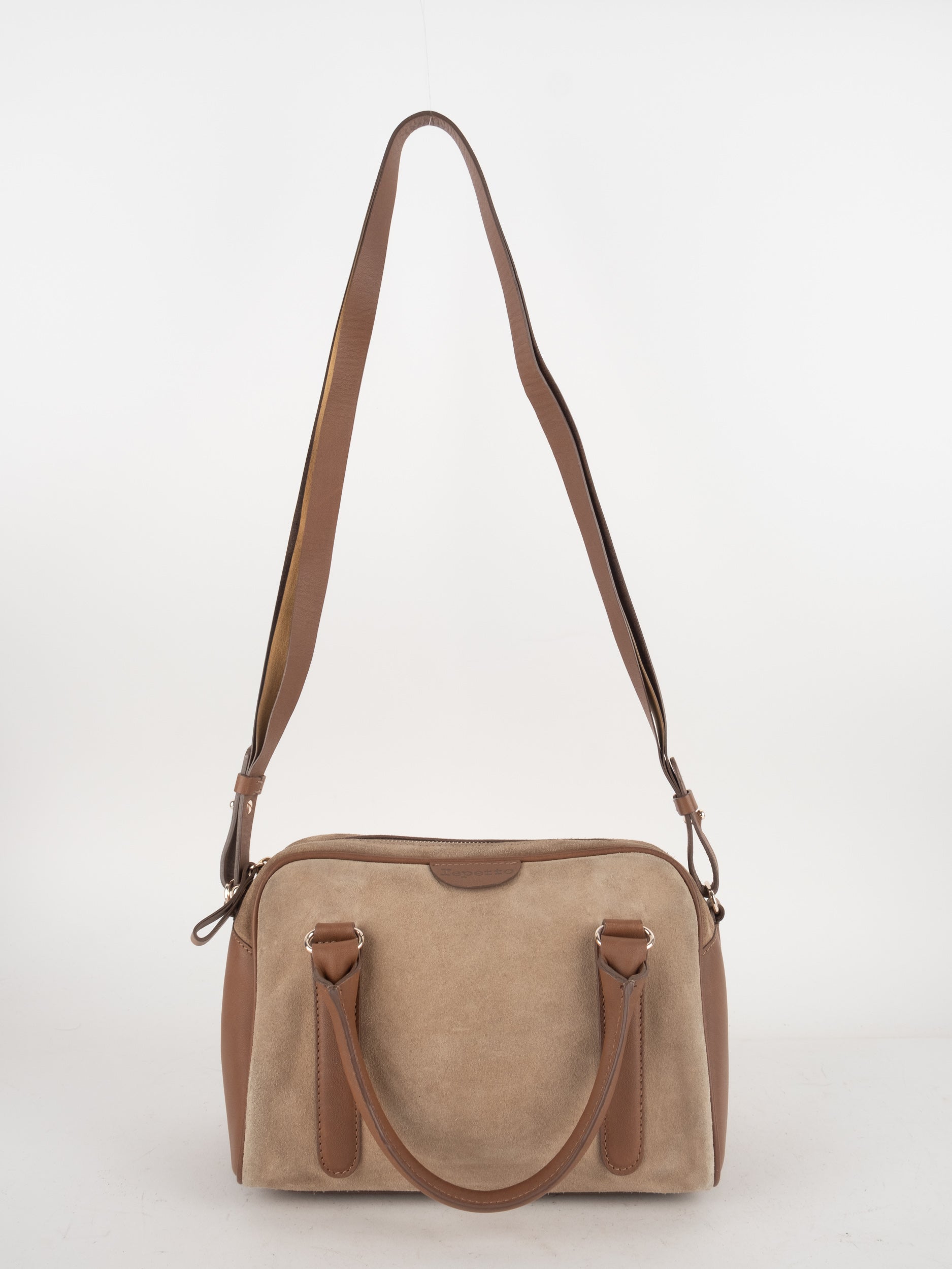 Repetto Suede Leather Shoulder Bag