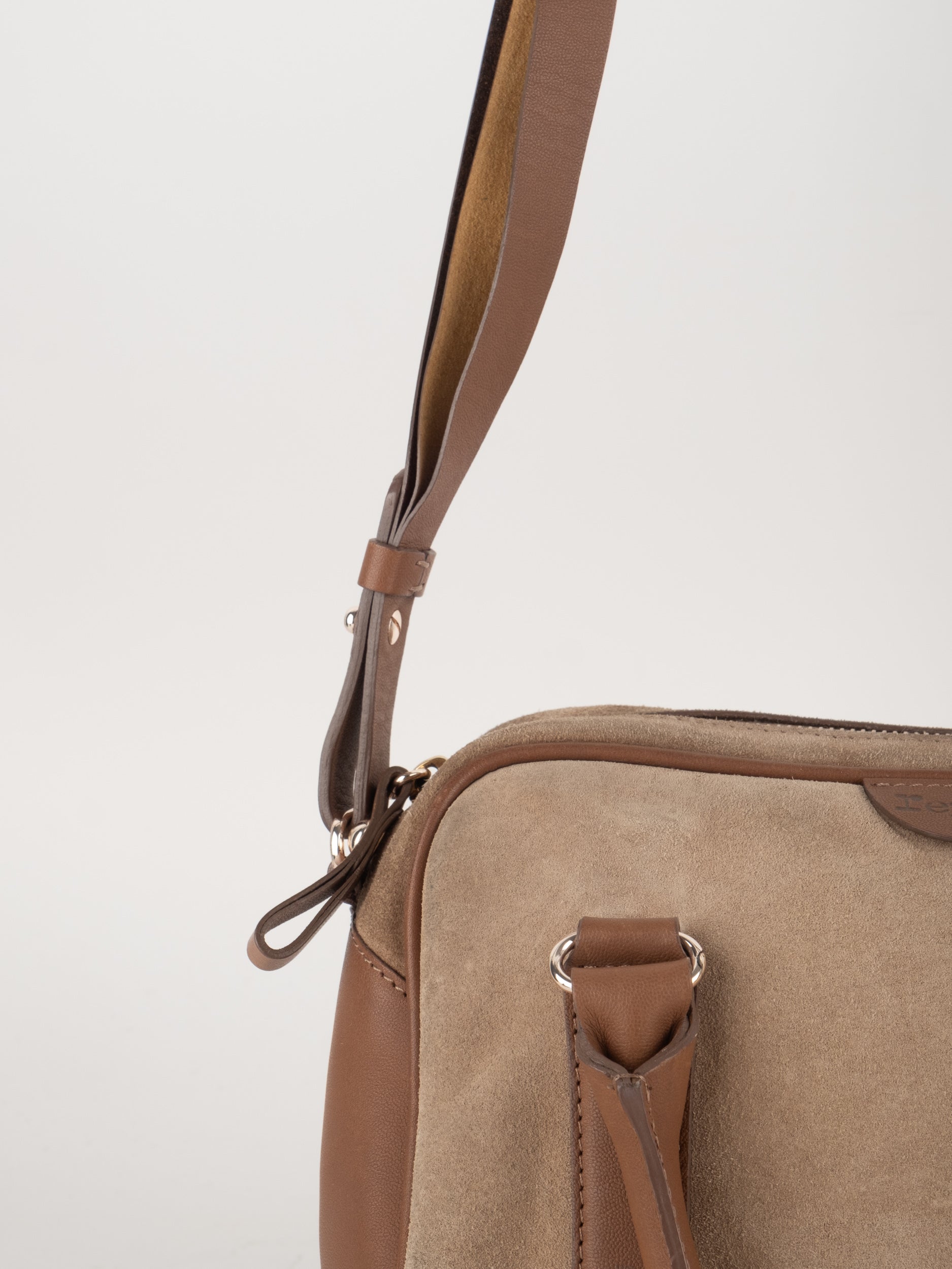 Repetto Suede Leather Shoulder Bag