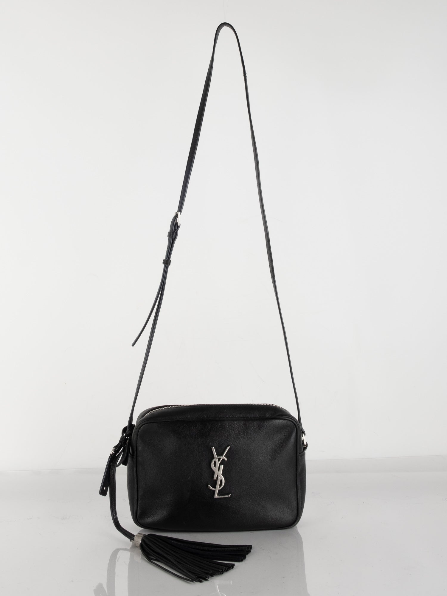 Saint Laurent Crossbody Bag – Black Leather Monogram