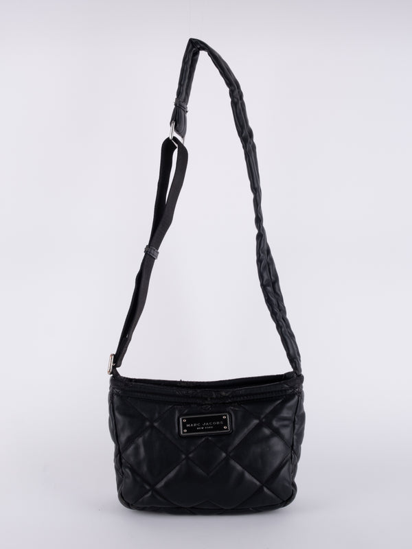 Marc Jacobs Quilted Shoulder Bag Black