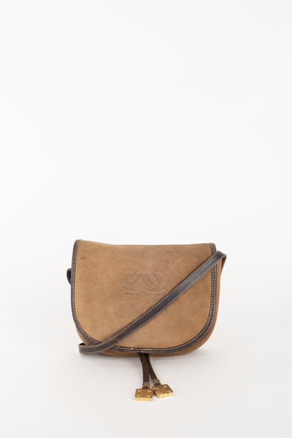 LOEWE Suede Crossbody Bag