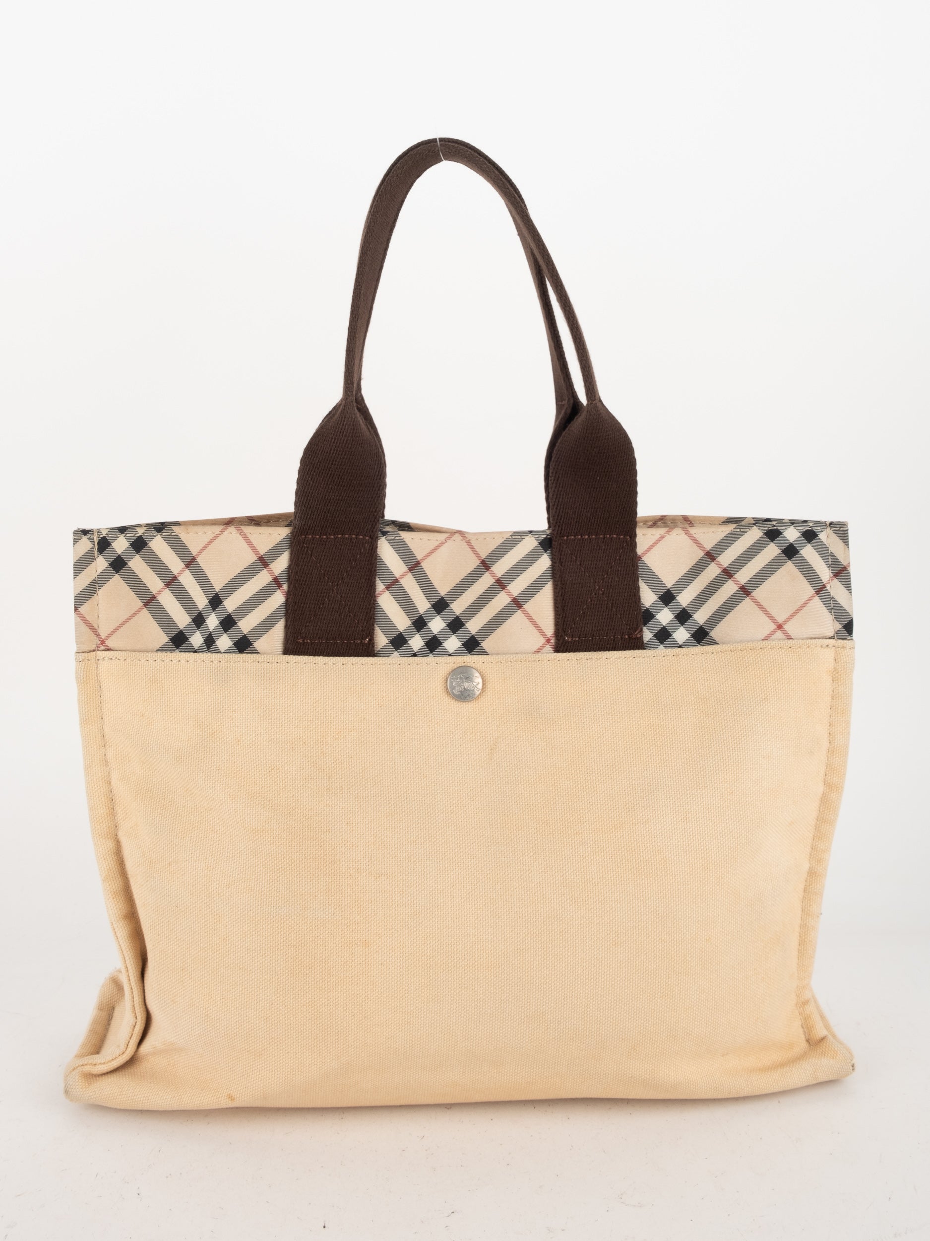 BURBERRY Vintage Nova Check Tote Bag