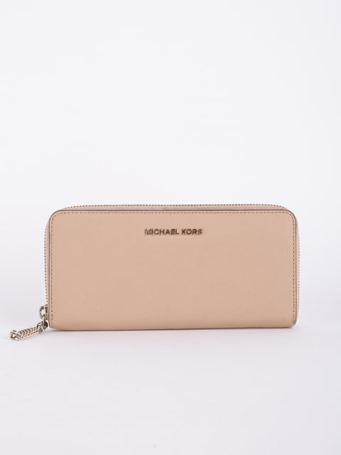 Coach Leather Zip Around Wallet