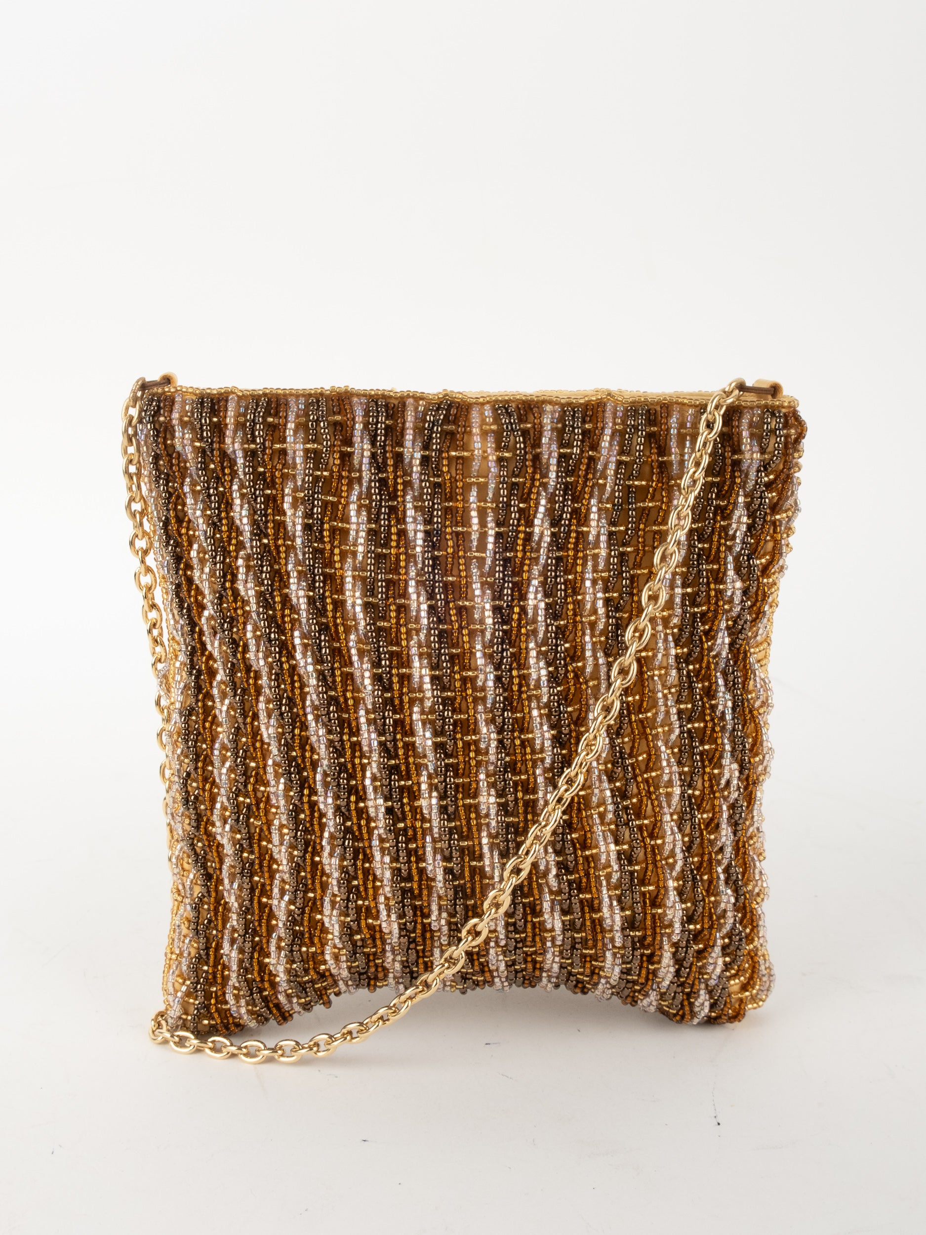 Vintage Beaded Evening Bag Inspired by Judith Leiber