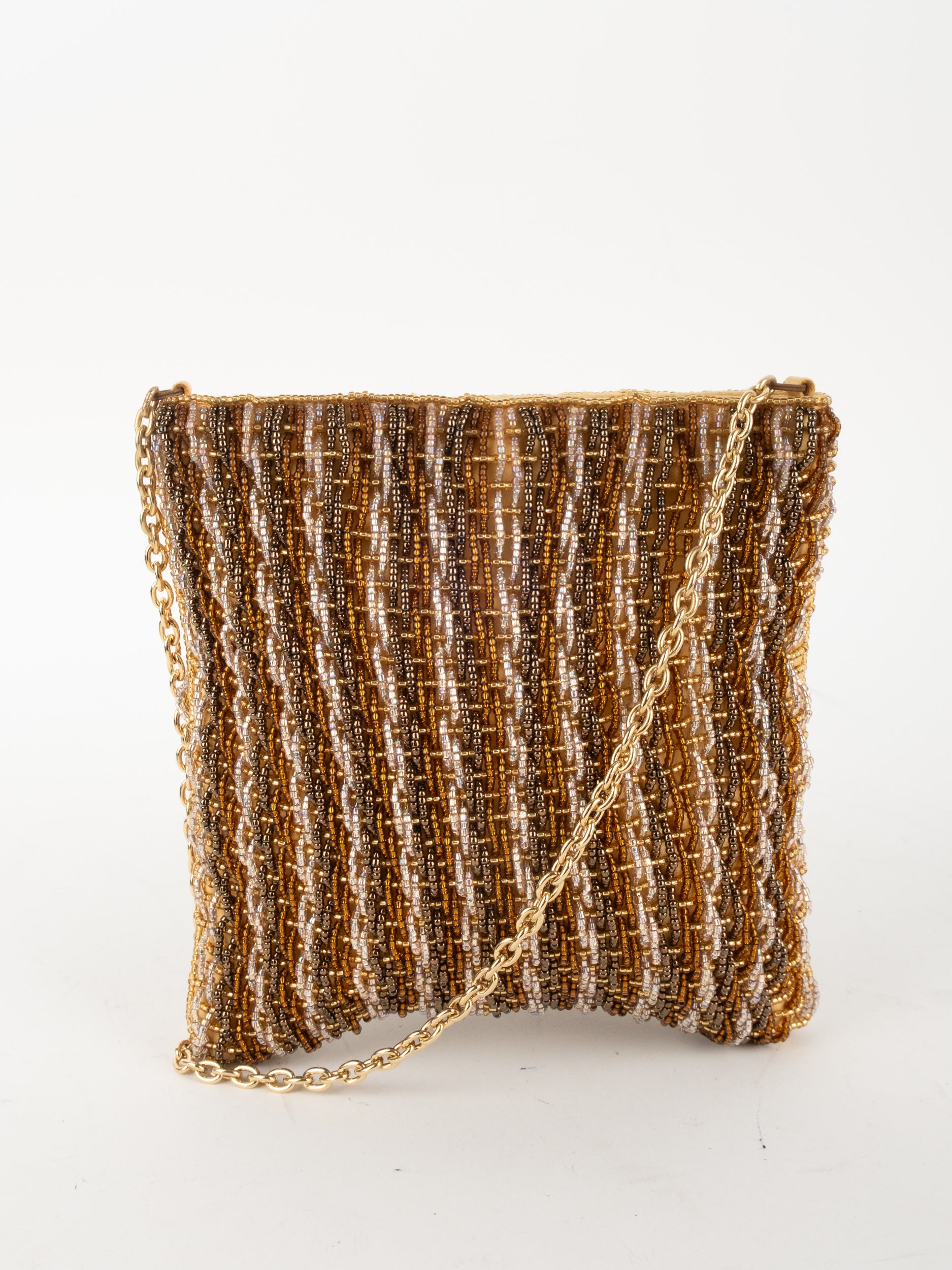Vintage Beaded Evening Bag Inspired by Judith Leiber