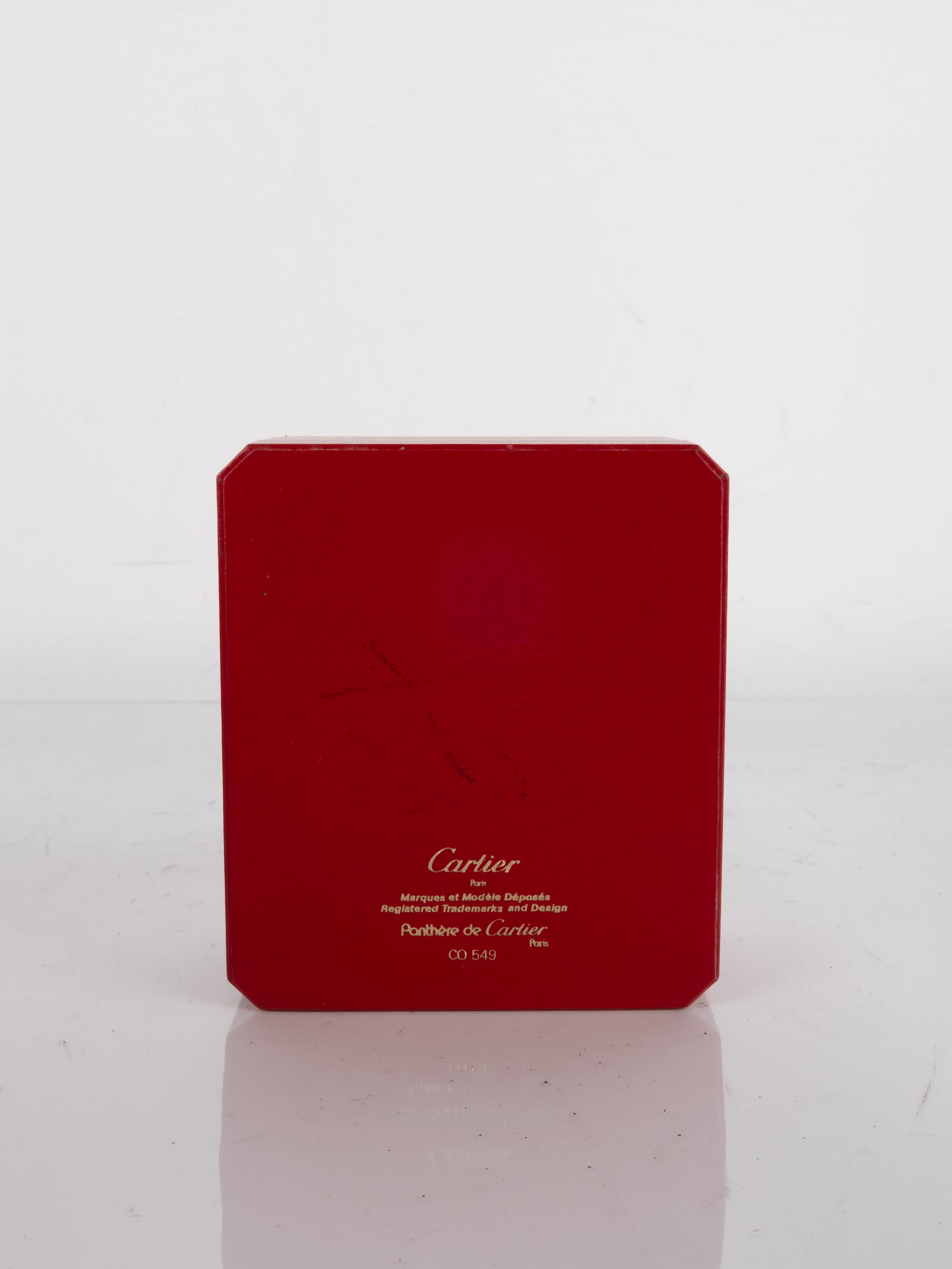 Cartier Vintage Red Jewelry Box