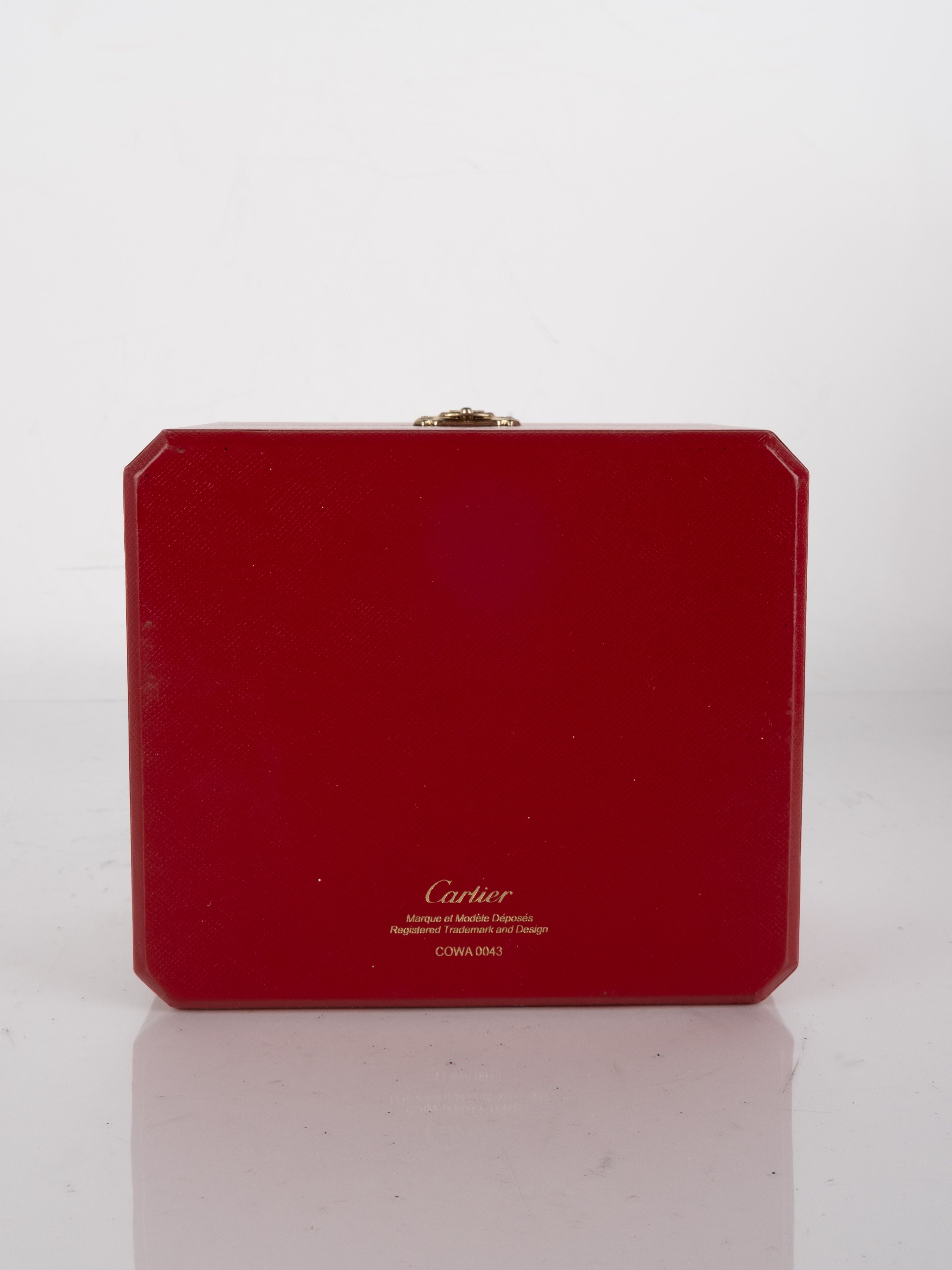 Cartier Vintage Red Jewelry Box