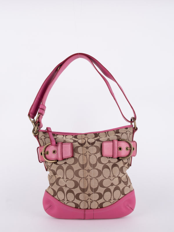 Coach Signature Pink Mini Bag