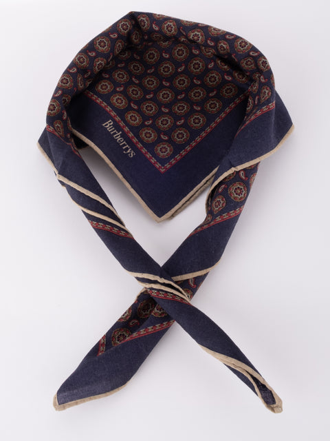 Burberry Vintage Medallion Print Scarf